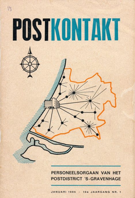 PTT Post, district Den Haag, Waldorpstraat 3, 1965 PTT Post, district Den Haag, Waldorpstraat 3, 1965