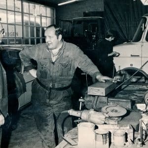 A.P. van Santen, garagebedrijf, Oliënberg, jaren 70