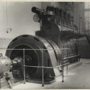 Elektriciteitsfabriek, De Constant Rebecqueplein, 1936