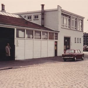 Bücker & Co, hout- en plaathandel, Fijnjekade 35, 1972