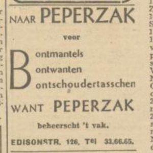 Peperzak, Bonthuis, Edisonstraat 126, 1945