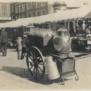 De Landbouw, melkinrichting, Grote Markt, 1914