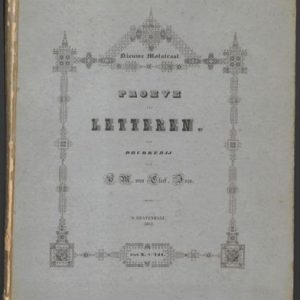 Van Cleef, drukkerij en uitgeverij, Spui, 1841