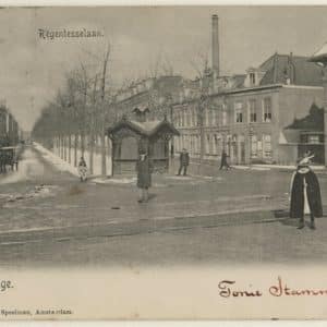 Van Keeken, mineraalwater en kiosken, Regentesselaan, ca. 1903