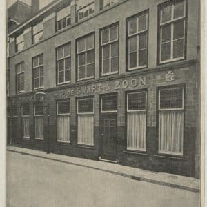 De Swart, drukkerij, Oude Molstraat 7, ca. 1910