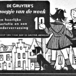 P. de Gruyter, kruidenierswaren, reclame, jaren 50