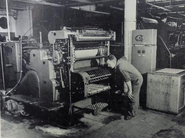 Lankhout & Immig, drukkerij, Noorderbeekdwarsstraat 47, 1953