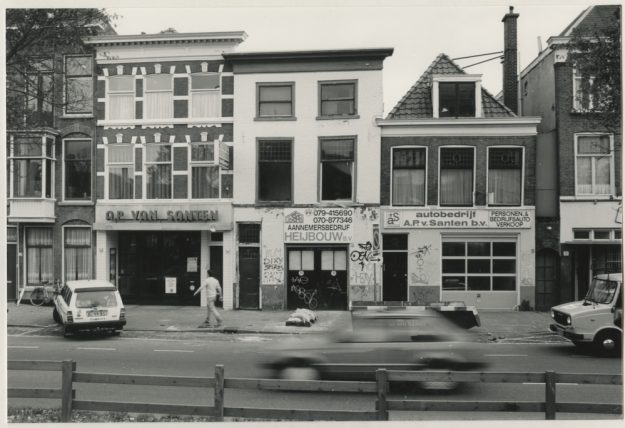 A.P. van Santen, garagebedrijf, Prinsegracht 144, jaren 80