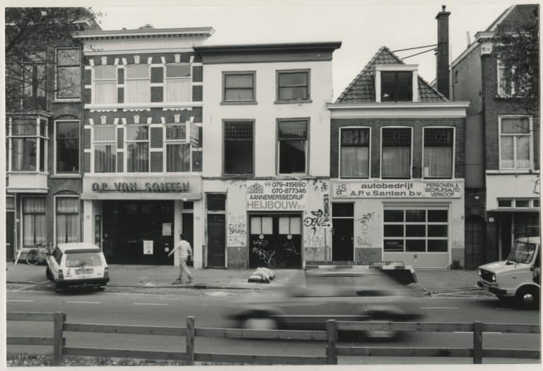 A.P. van Santen, garagebedrijf, Prinsegracht 144, jaren 80