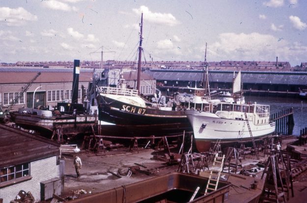 Sleephelling Maatschappij Scheveningen, Zeesluisweg, 1954