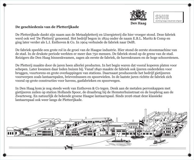 L.I. Enthoven & Co, ijzergieterij, Pletterijkade, 2026