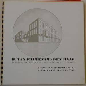 Van Rijmenam, boekbinderij, Oranjelaan 13-23 , jaren 50