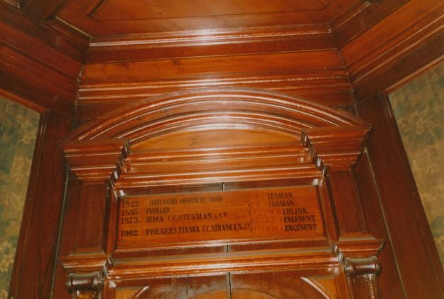 C.C. Straman & Co, wijnhandelaar, Stille Veerkade 23 - 27, 1989