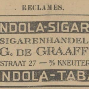 Graaff & Zn. in sigaren, G. de (1928 - heden)