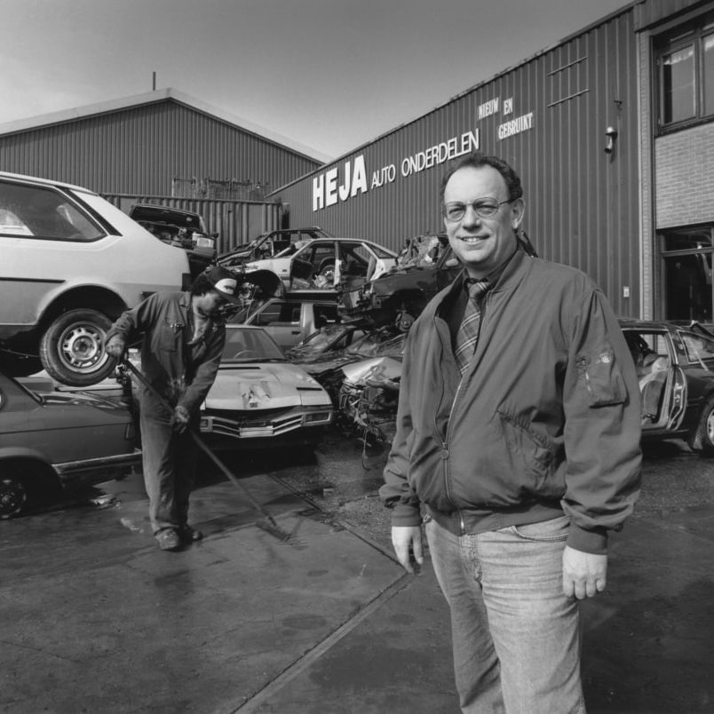 HEJA, autodemontage, Komeetweg, 1995