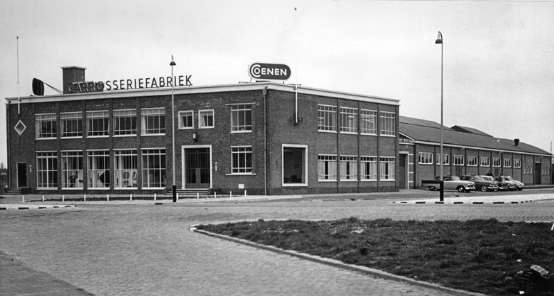 W.F. Coenen, carrosseriebedrijf, Binckhorstlaan 174, jaren 50