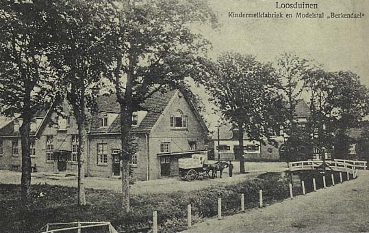 De Sierkan, melkinrichting, Berkendael, Loosduinen, ca. 1925