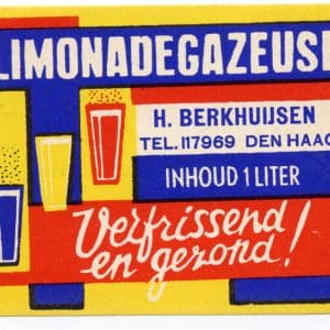 H. Berkhuijsen, limonadefabriek, Koningstraat 68, jaren 60