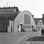 RAC-hallen aan de Eerste van der Kunstraat, 1952