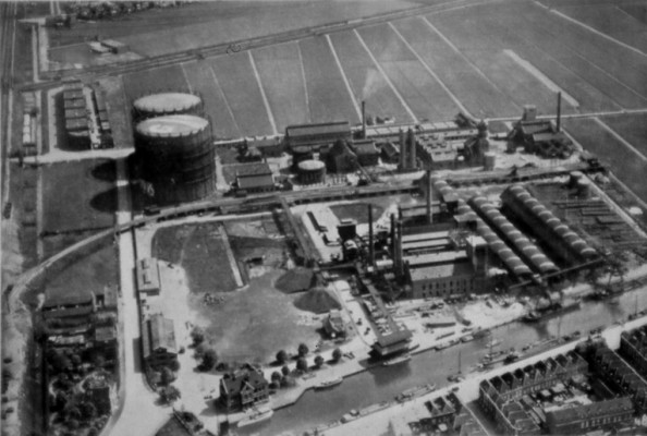 Tweede Gemeentegasfabriek, Trekvlietplein 1, 1939