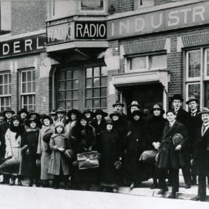 Idzerda-NRI, orkest, Beukstraat 8-10, ca. 1920