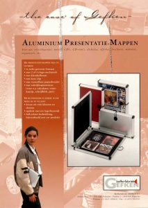 Reclamekaart Kofferfabriek Gefken, Pijnacker, jaren 90