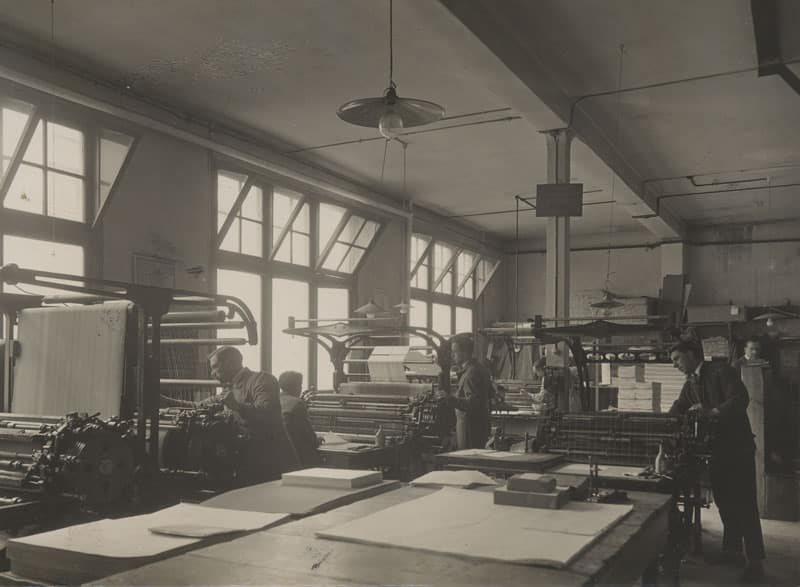 G. Molier, boekbinders en linieerders, Prinsegracht 16, jaren 20