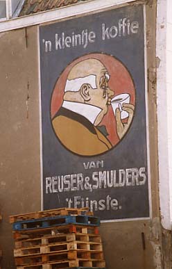 Reuser & Smulders, koffiebranderij-theepakkerij, Brouwersgracht 4, 1987