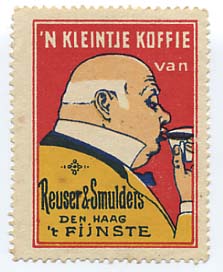 Reuser & Smulders, koffiebranderij-theepakkerij, Brouwersgracht 4, jaren 30