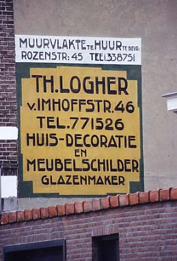 Th. Logher, schildersbedrijf, Johan van Hoornstraat, 2005