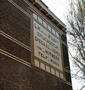 L.H. van der Waart, stucadoor, Frederik Ruyschstraat, 2008