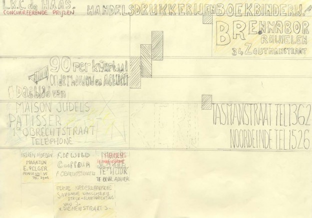 Tasmanstraat 147, muurreclames, 2012