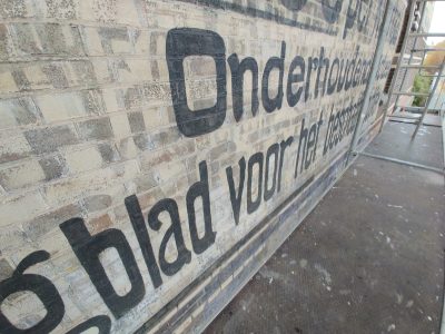 Avondpost, muurreclame, Tasmanstraat, 2025