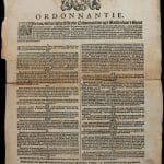 Bakker, ordonnantie broodbakken, 1669