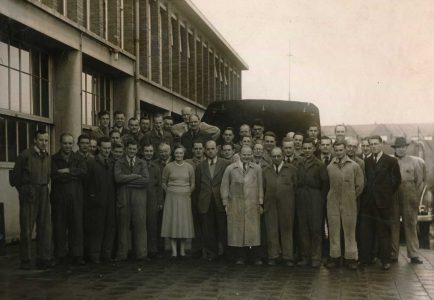 RAC, personeel, 1e van der Kunstraat, 1952