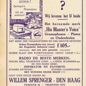 Sprenger, Passage 46, ca. 1936