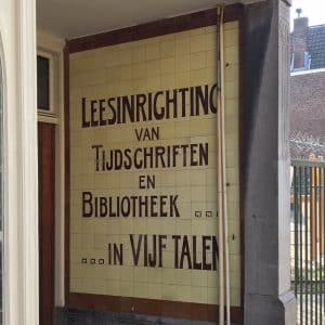 Tegeltableau Rozenburg in de Tasmanstraat