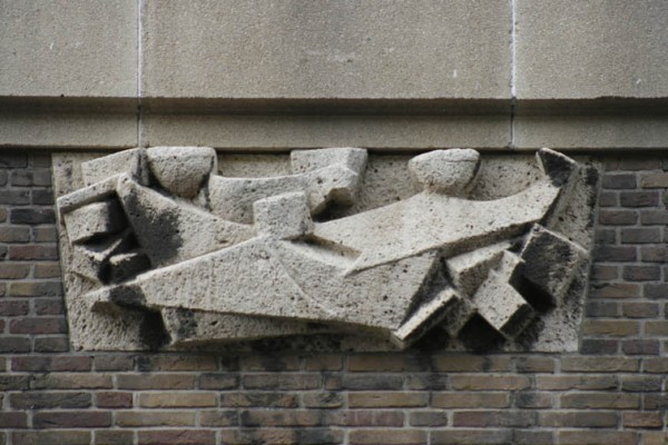 Gemeentetelefoon, Marnixstraat, De Constant Rebecquestraat, 1956