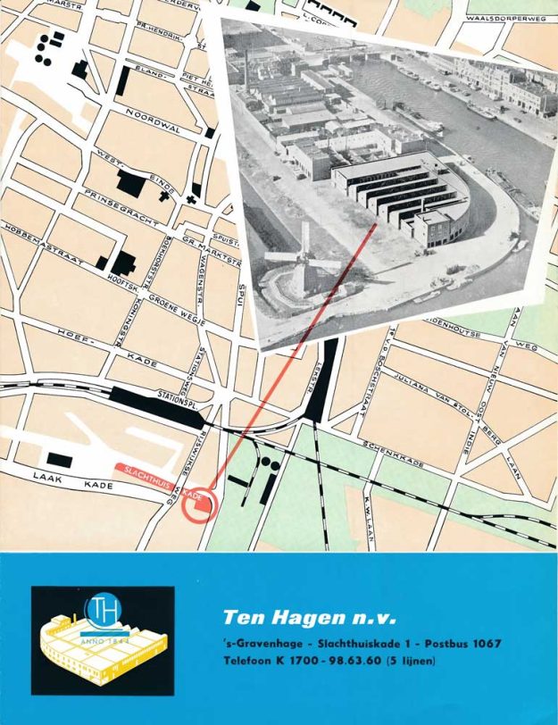 Ten Hagen, drukkerij en uitgeverij, Neherkade 1, ca. 1960