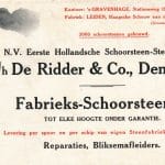 De Ridder, fabrieksschoorsteenbouw, Stationsweg 157, ca. 1910