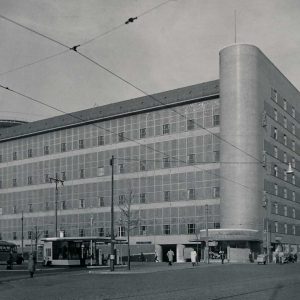 Stationspostkantoor, Waldorpstraat - Rijswijkseweg, jaren 50