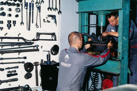 A.P. van Santen, garagebedrijf, Prinsegracht, jaren 90